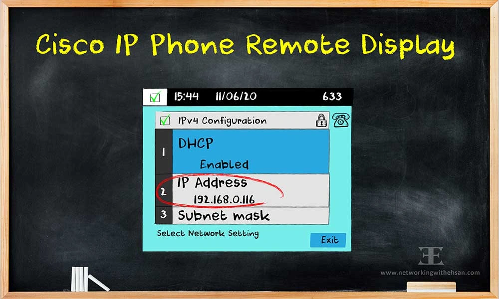How to see cisco IP phone display remotely!